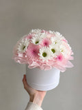 Pink & White Chrysanthemum Box