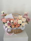 Pastel Garden Basket
