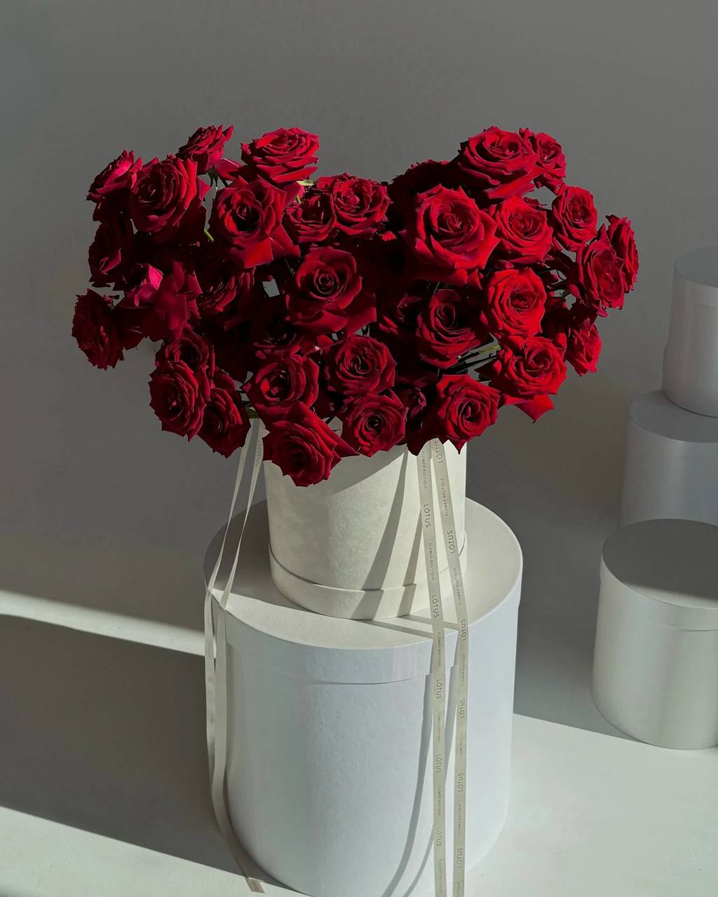 Red Rose Heart Box
